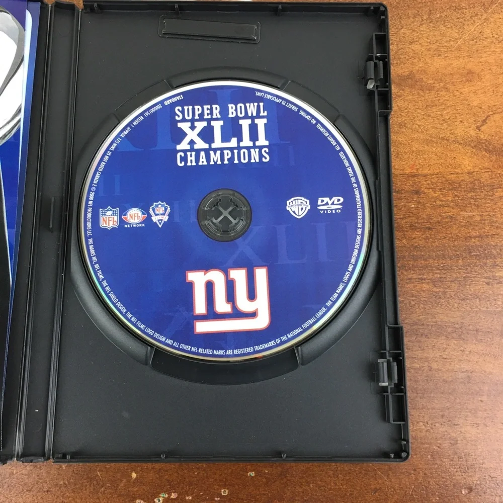 NFL Super Bowl XLII - New York Giants Championship DVD Pre Owned
